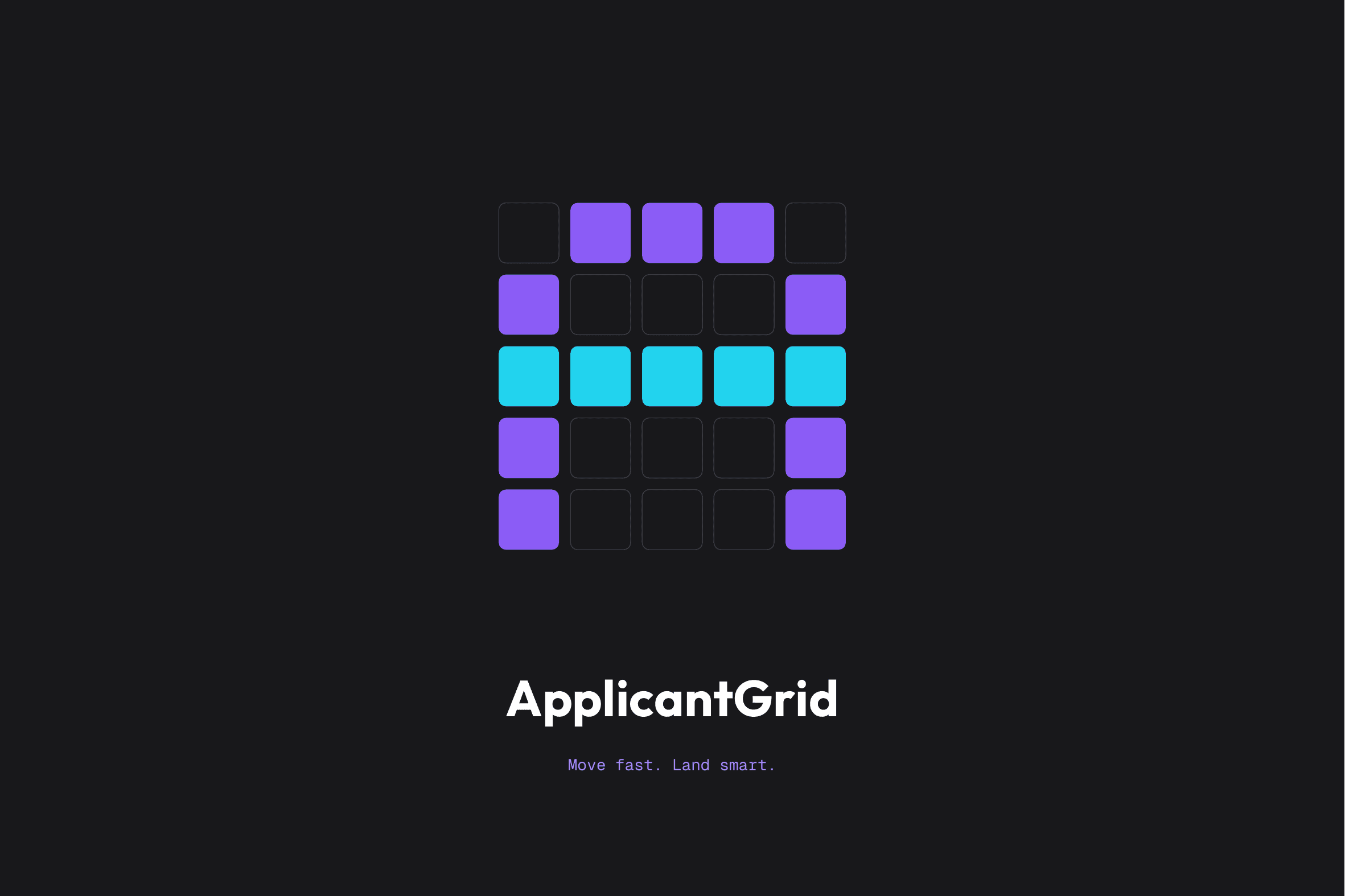 ApplicantGrid — Move fast. Land smart.